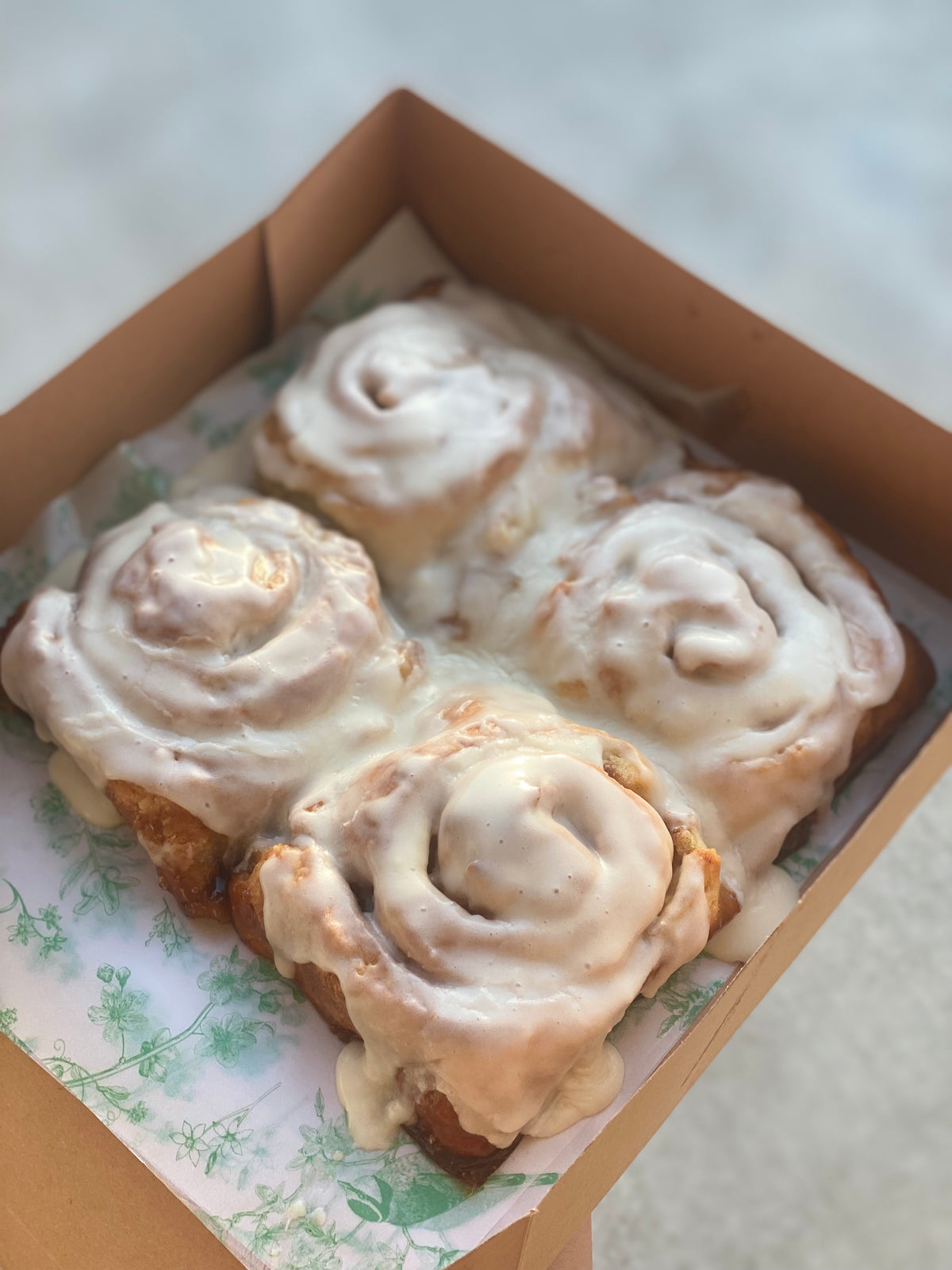 Sourdough Cinnamon Roll W/ DF Cream Cheese Icing