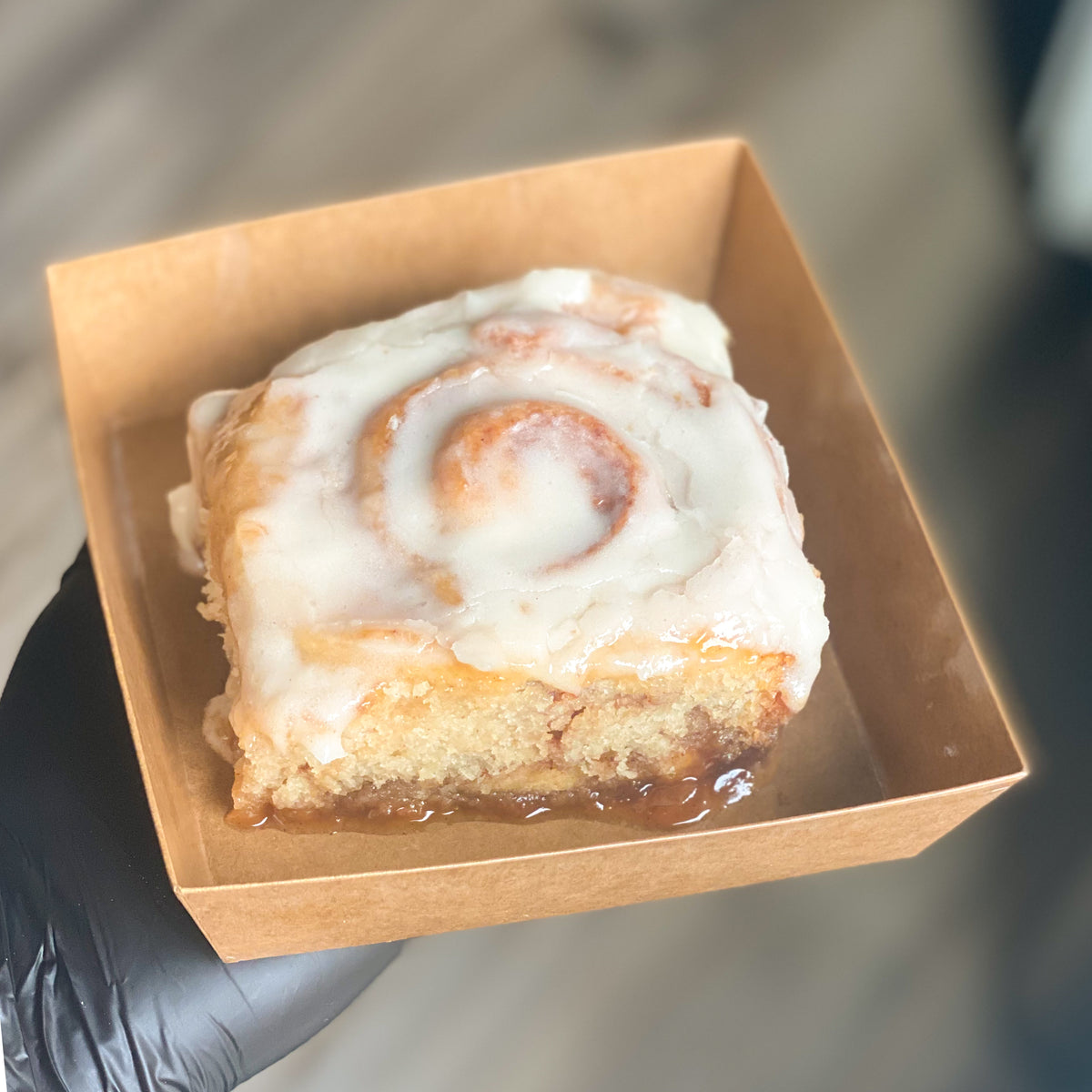 Sourdough Cinnamon Roll W/ DF Cream Cheese Icing